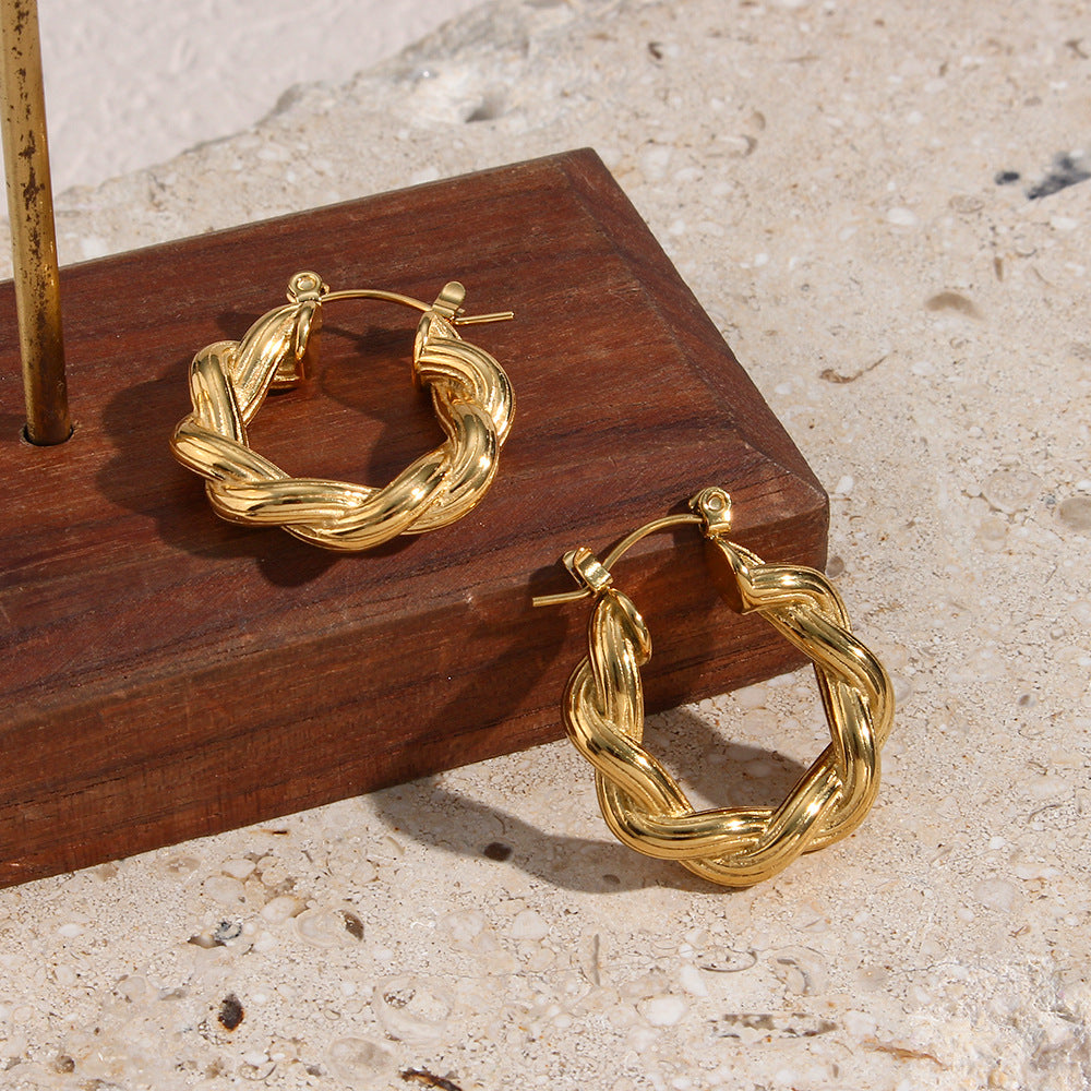 Harmonie – Elegante Twist-Ohrringe