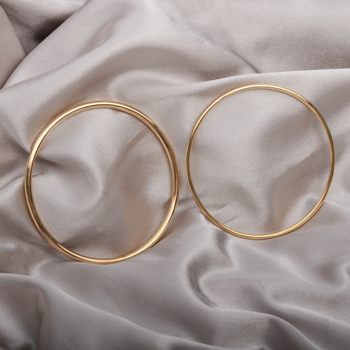 Klassischer Armreif - zum Aufschieben Gold-Armband