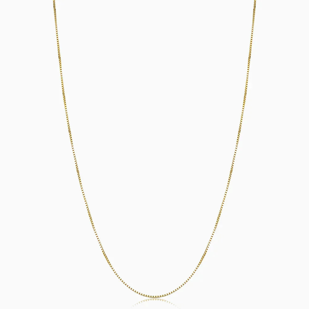 Bodega – Box-Kette in 18K Gold