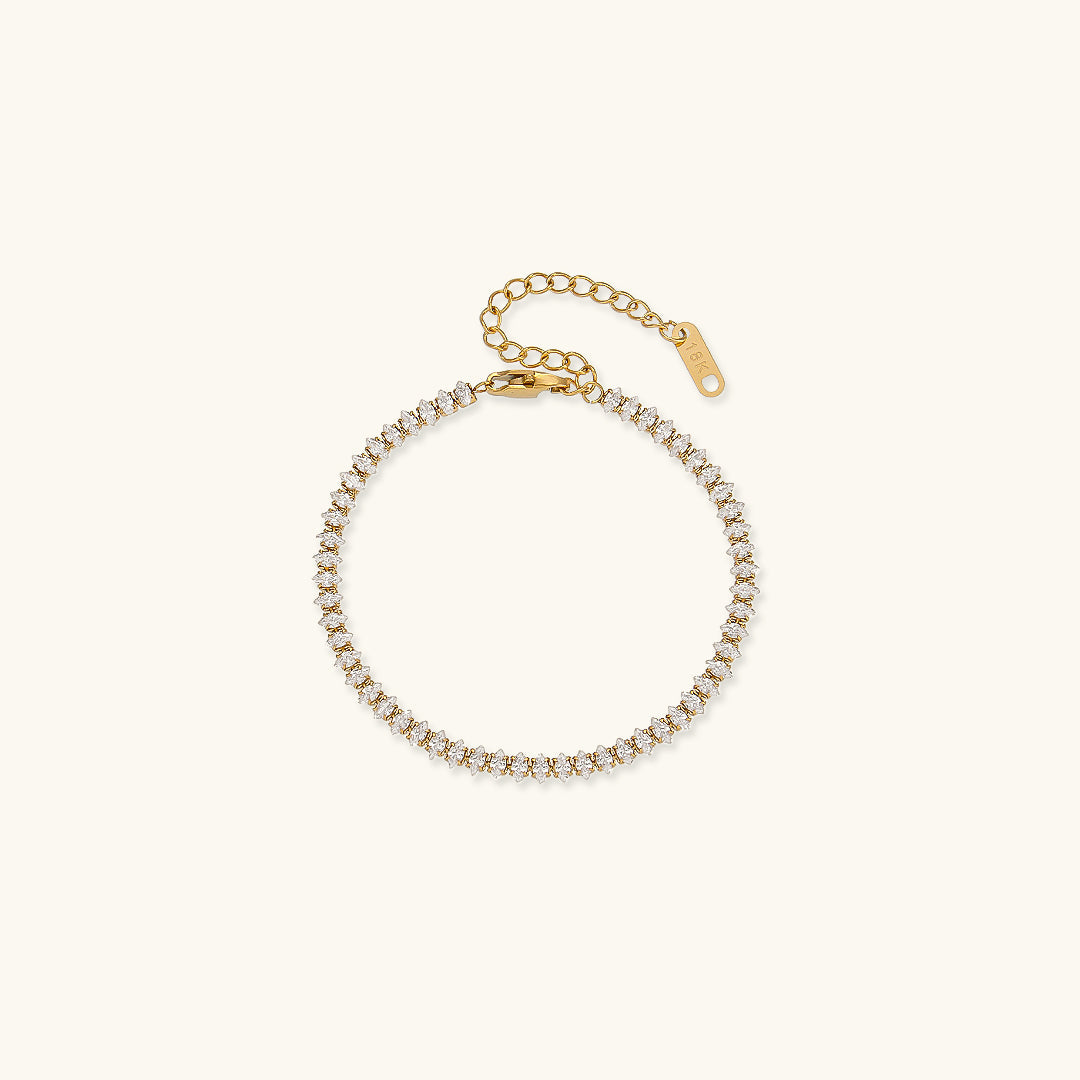 Georgina - Diamant-Tennisarmband