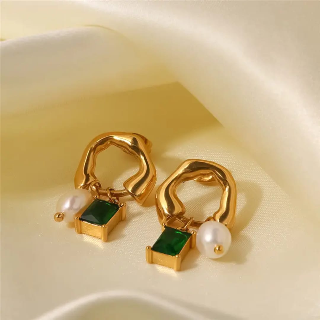 Rafina – Elegante Retro Hängende Ohrringe