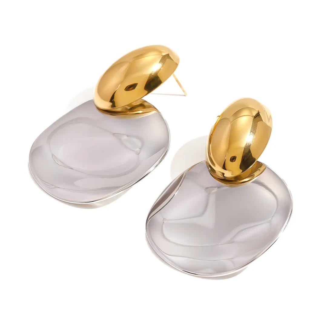 Diana – Elegante Hängende Gold-Ohrringe