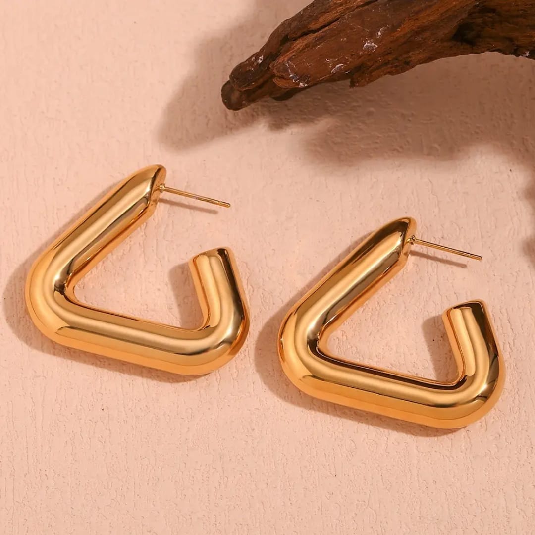 Thelma – Elegante Hohle Dreiecks-Ohrringe