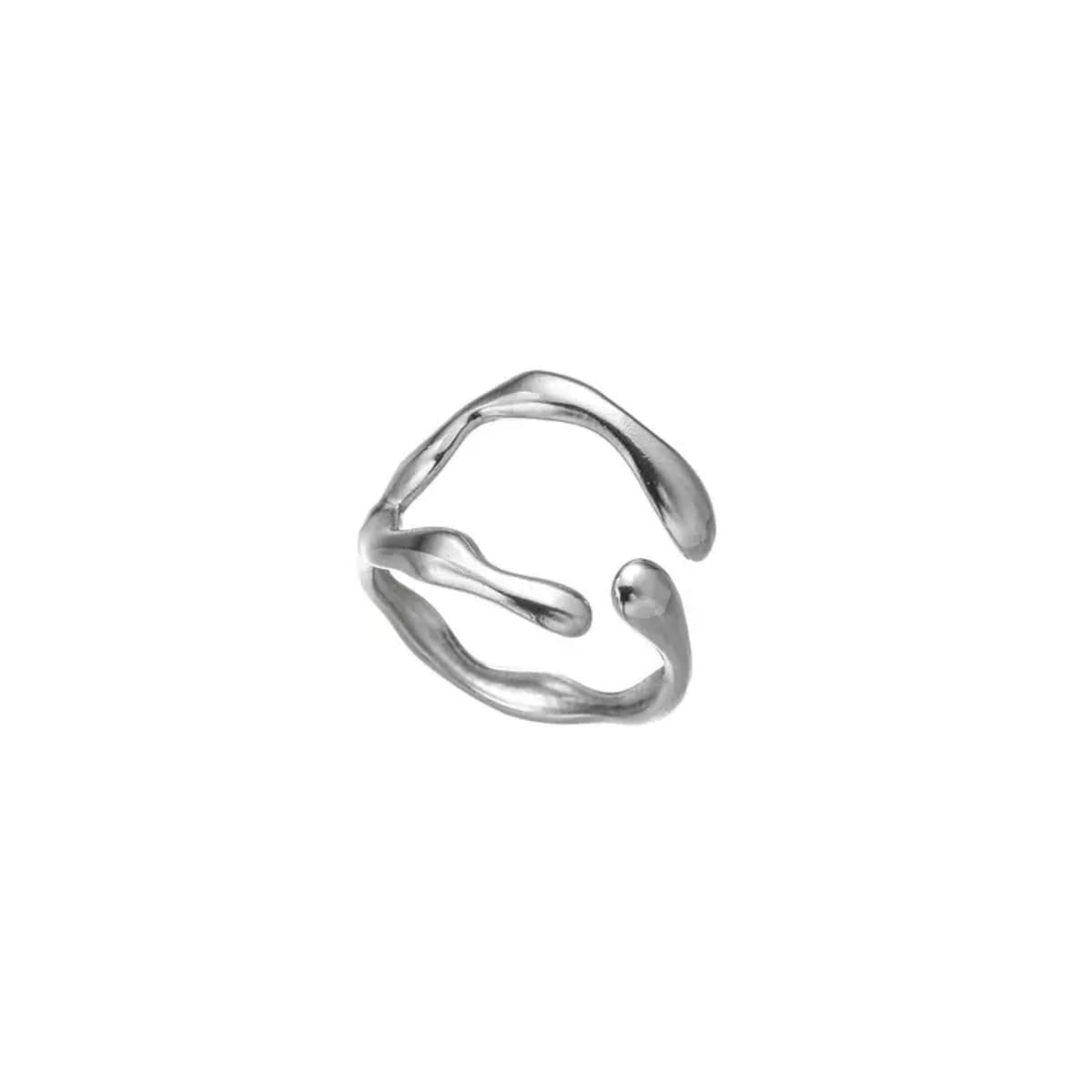Lena – Minimalistischer Halbmondring