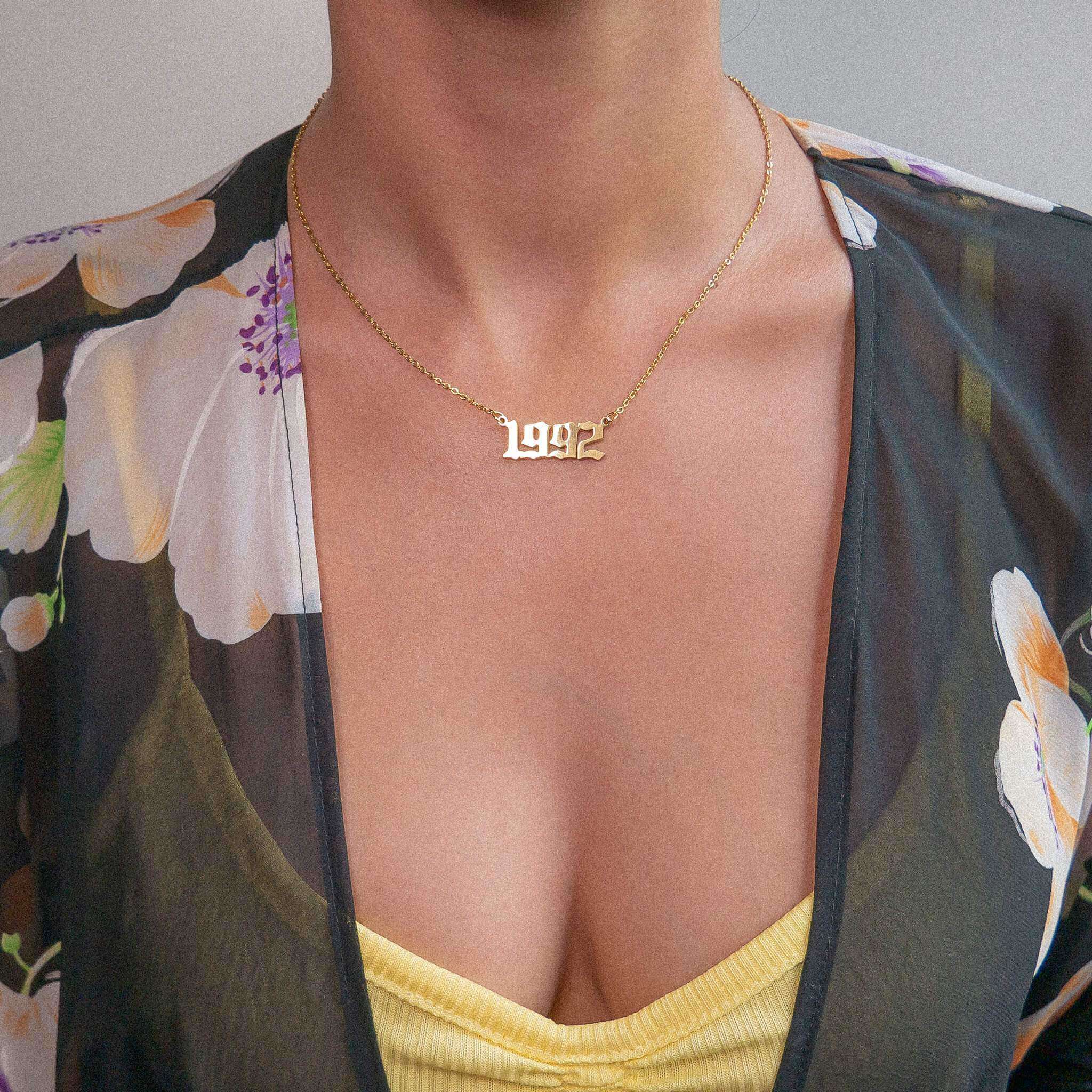Emma – Geburtsjahres-Halskette