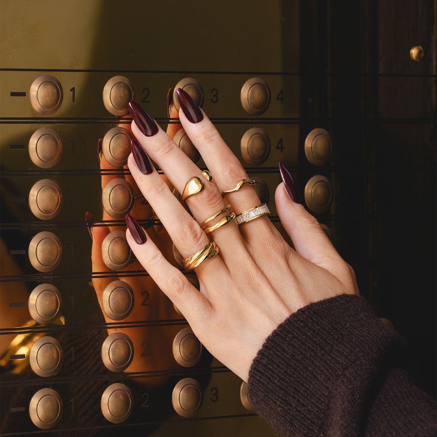 Klarissa – Diamantierter Ring aus Edelstahl