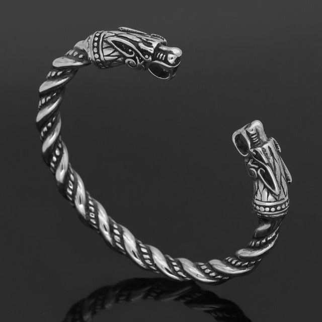 Bjorn – Geschmiedetes Wikinger Torque Armband