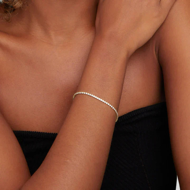 Cordelia – Tennisarmband in Gold