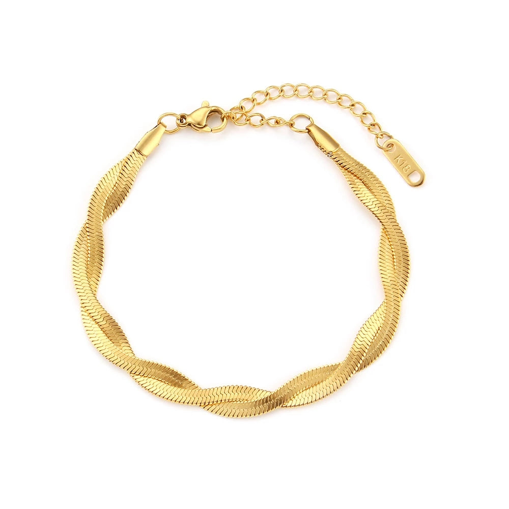 Miya – Set Gedrehte Schlangenkette