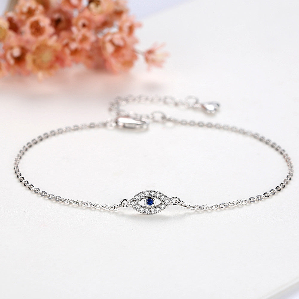 Evil Eye Gold Gliederarmband - Gliederarmband mit Evil Eye Anhänger
