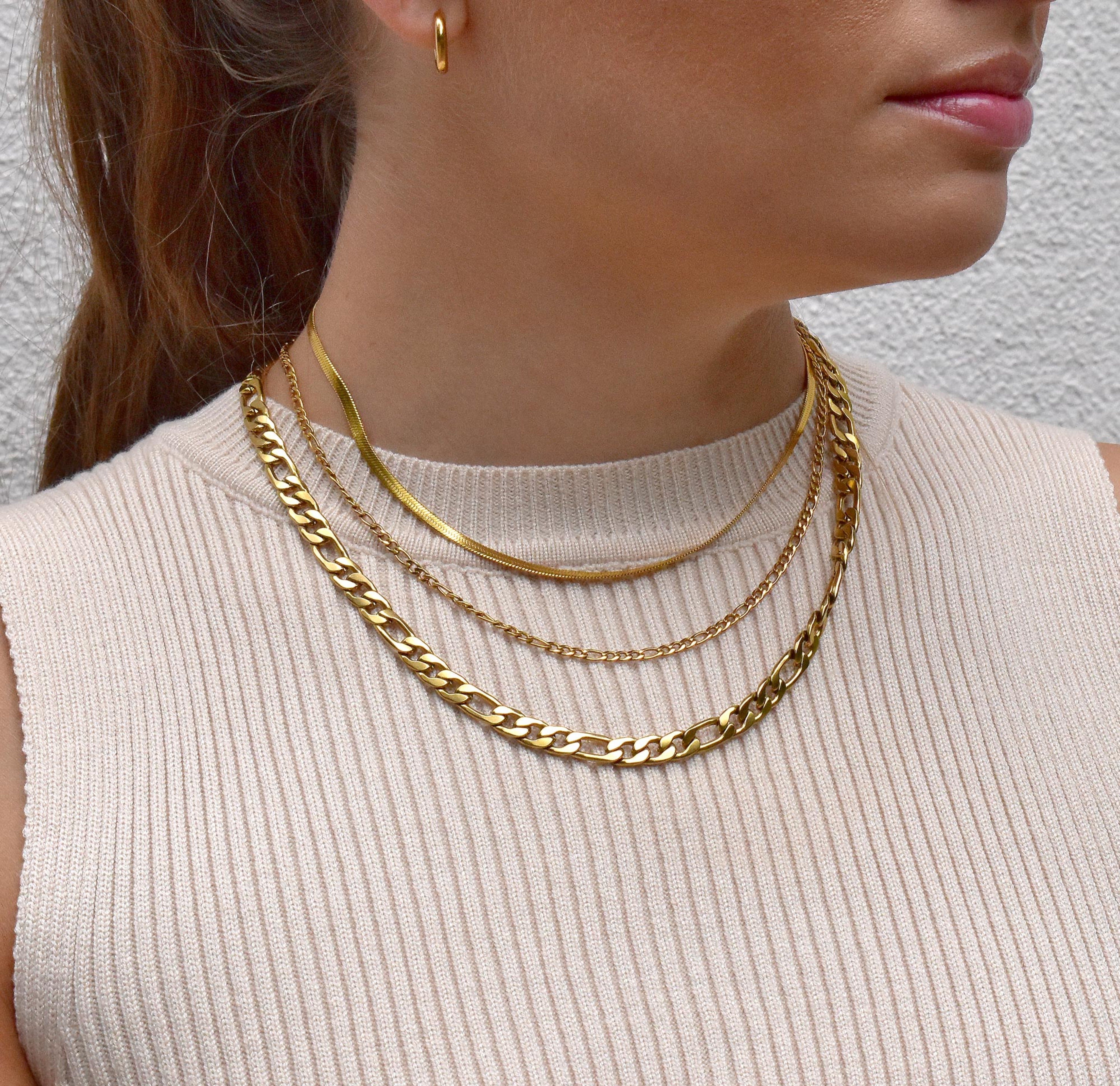 Lucienne - Kette Schlange aus Gold Elegant