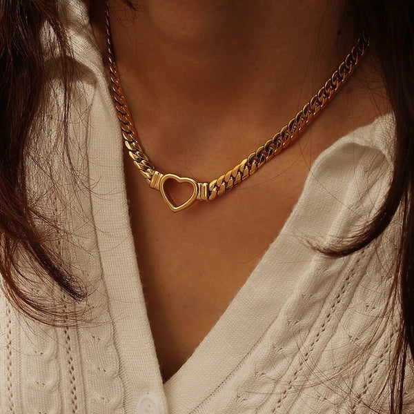 Ara – Halskette Herz Gold