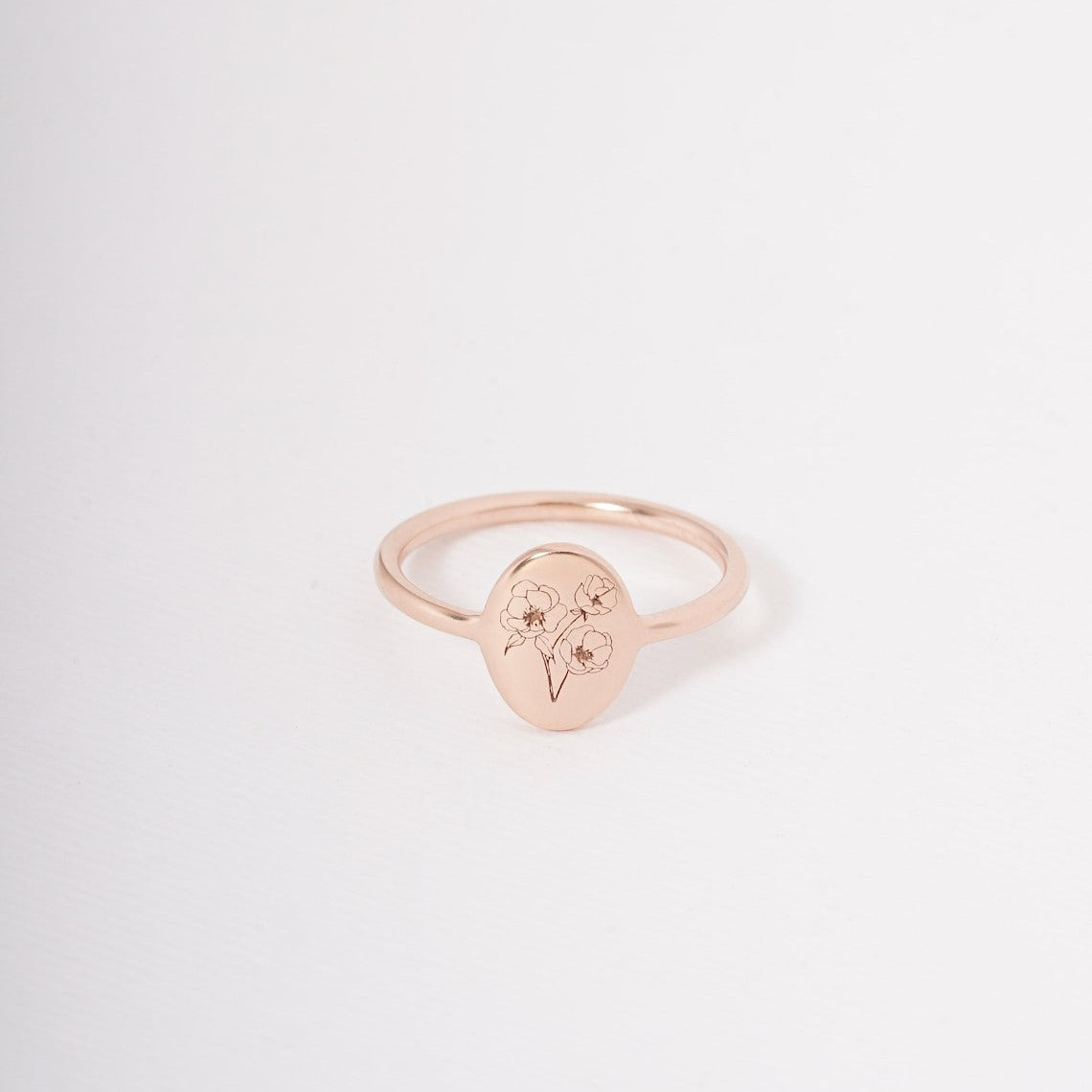 Geburt Blume Ring - Individueller zierlicher Ring