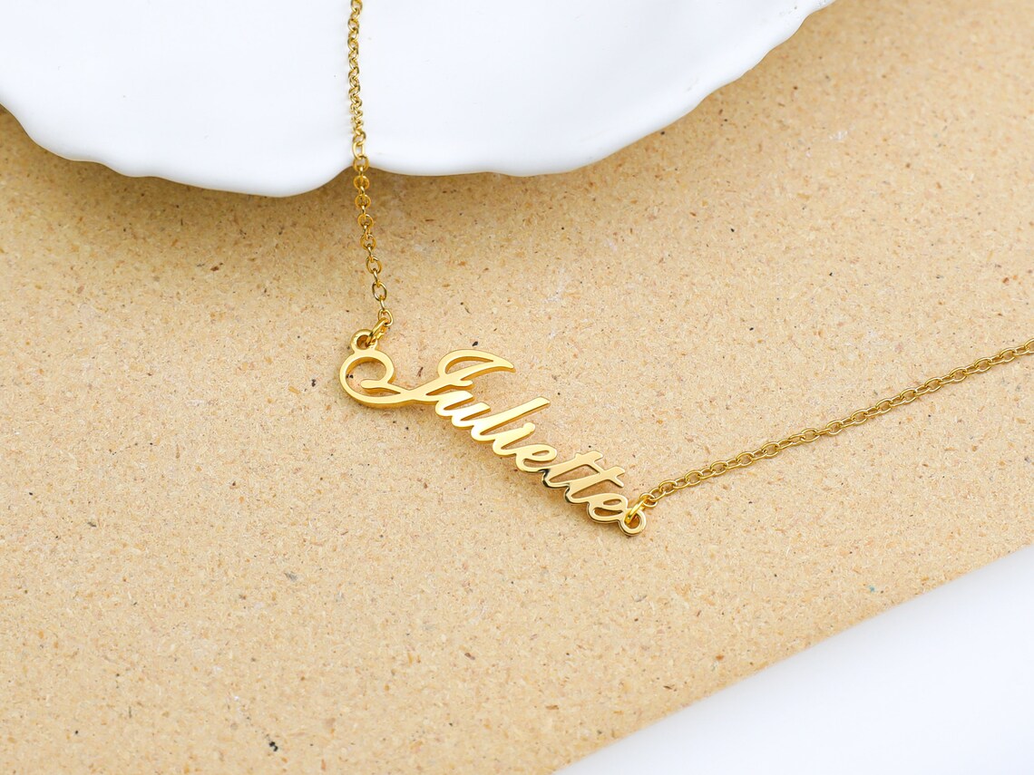 Gold Personalisierte Namens-Anklet - Fußkettchen mit deinem Namen