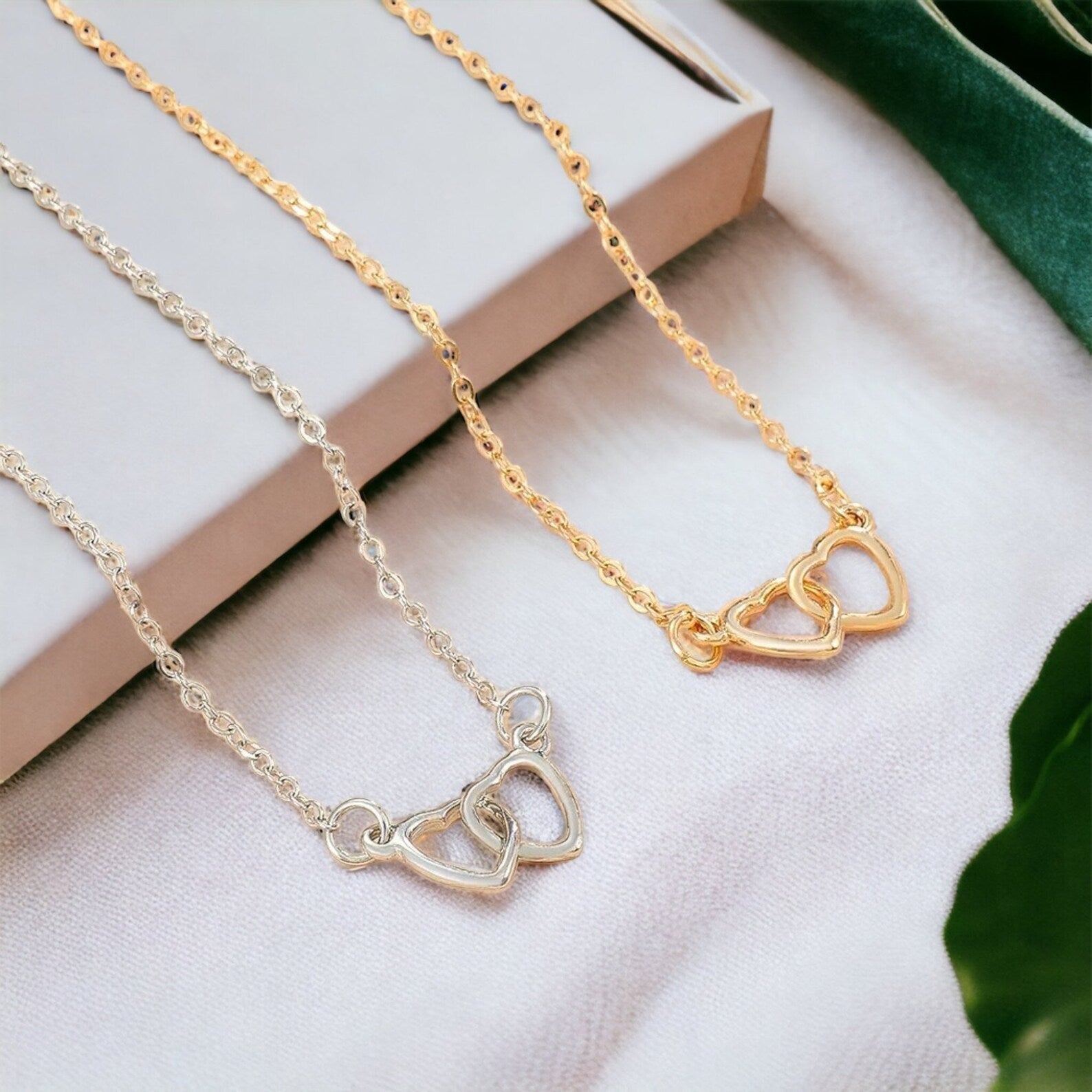 Minimalistische Herz Anklet - Herz-Glieder-Fußkette