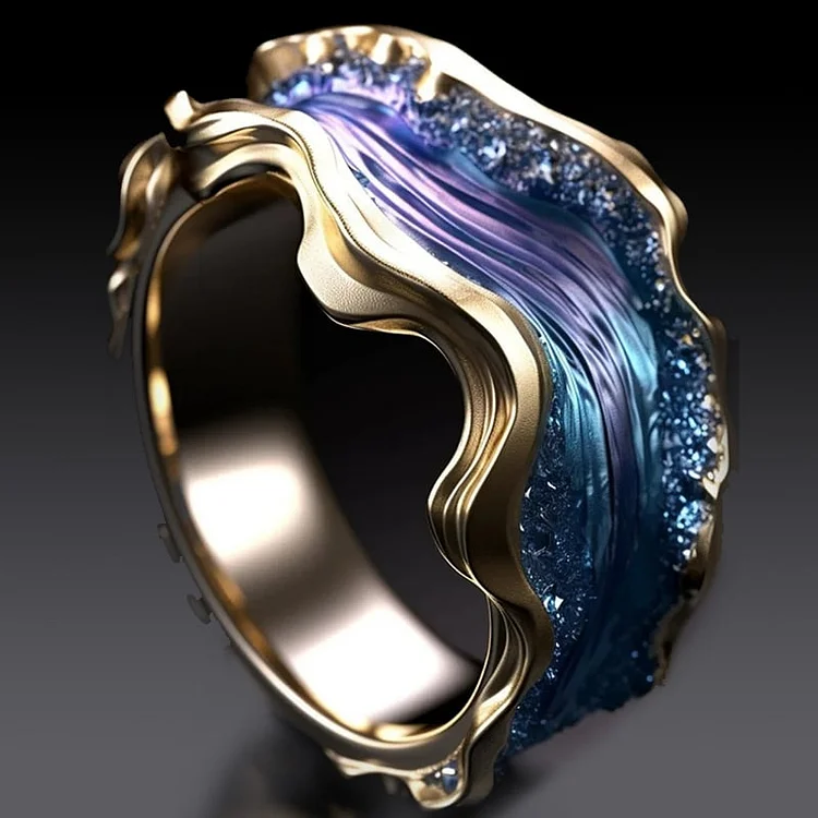 Nerina – Goldener Küstenring inspiriert vom Meer