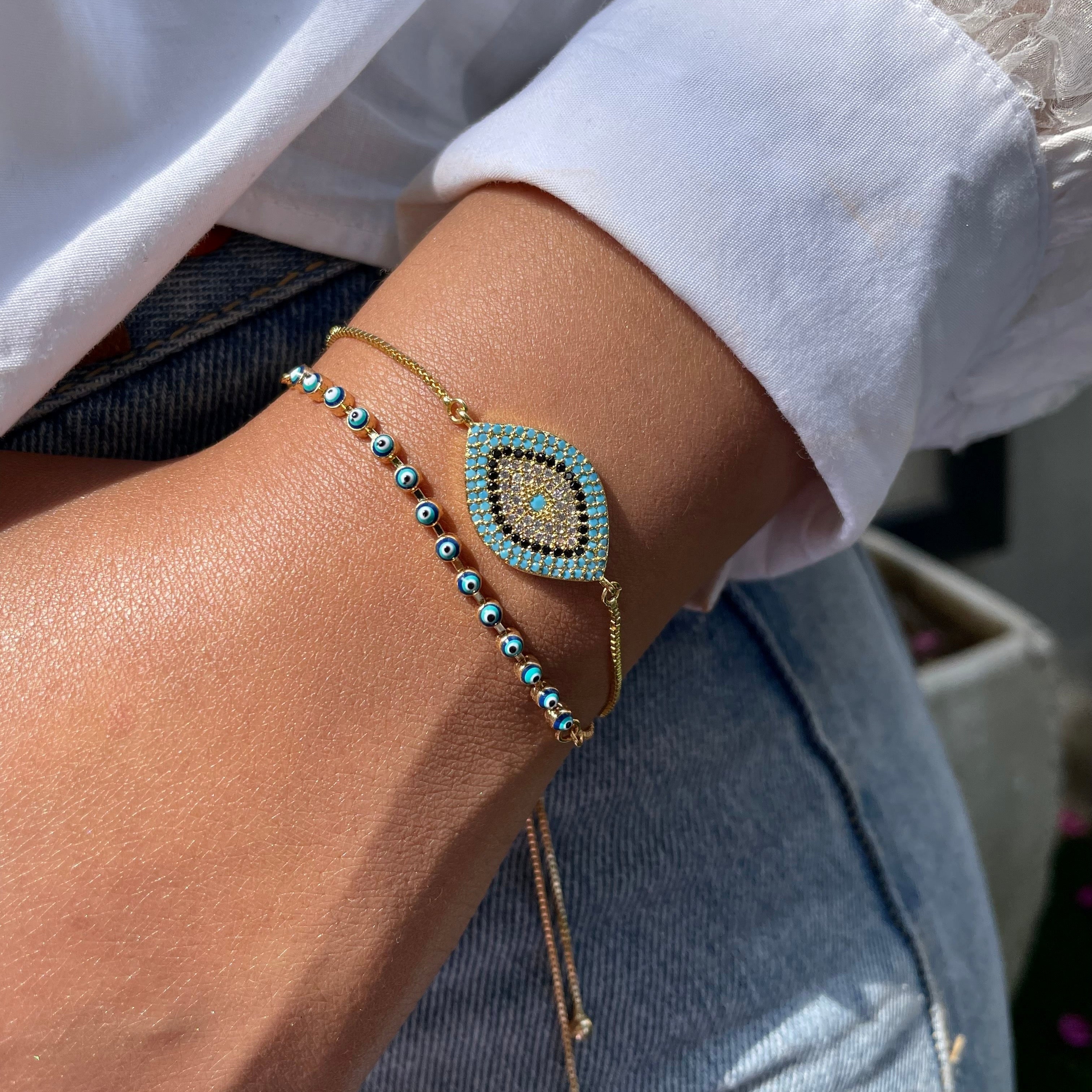 Nazar – Elegantes Schutzaugen-Armband