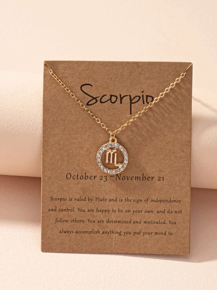 Sternzeichen-Halskette - Astrology Girl Sternzeichen-Halskette