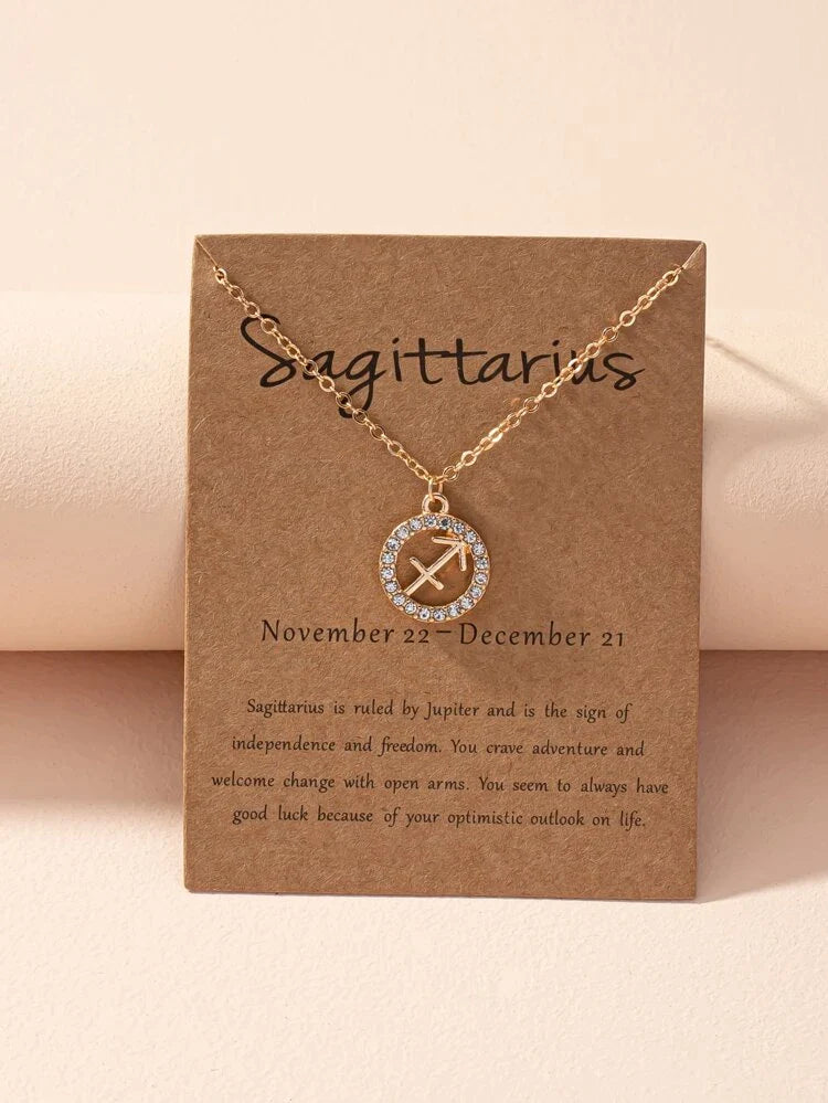 Sternzeichen-Halskette - Astrology Girl Sternzeichen-Halskette