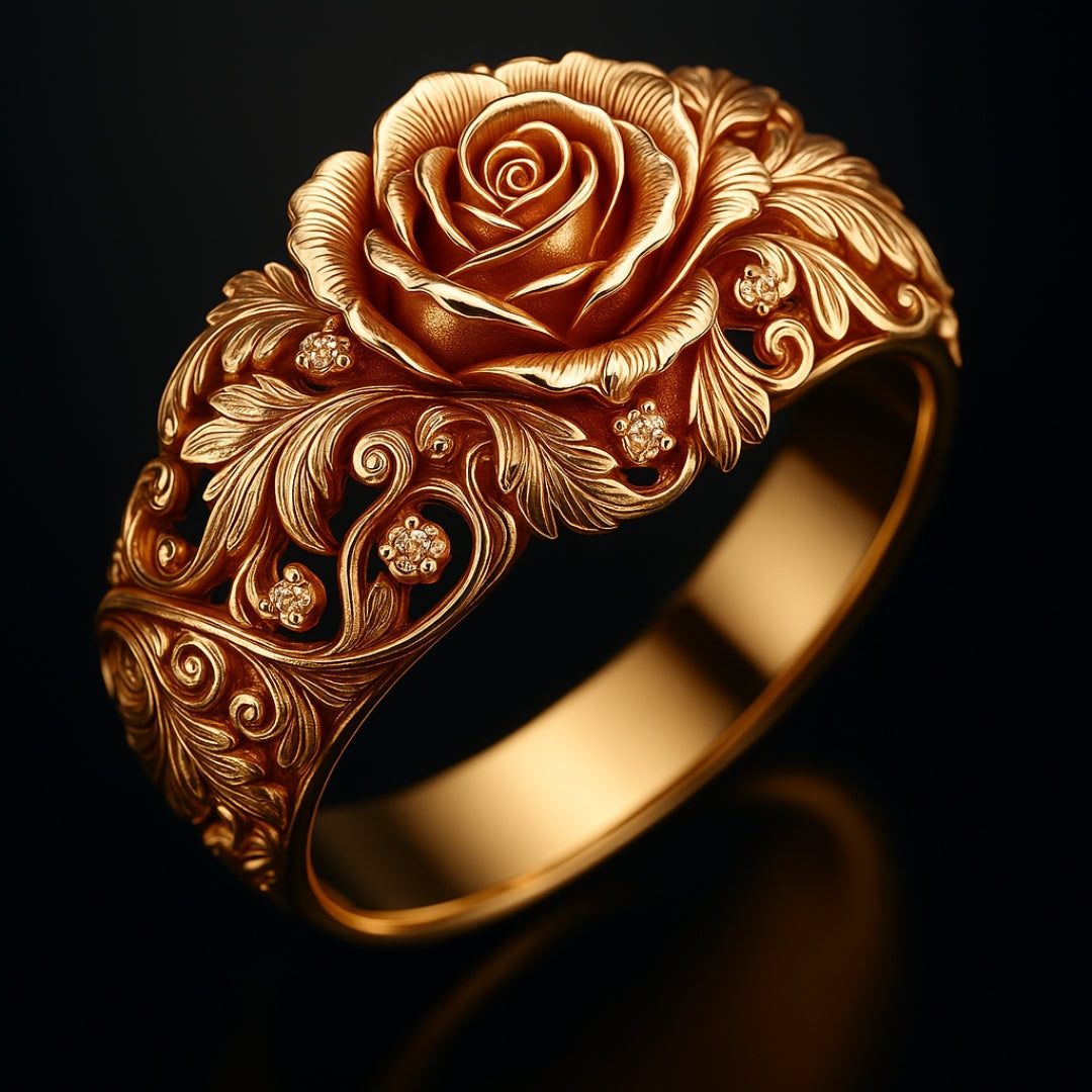 Raisa – Ring Goldene Blume