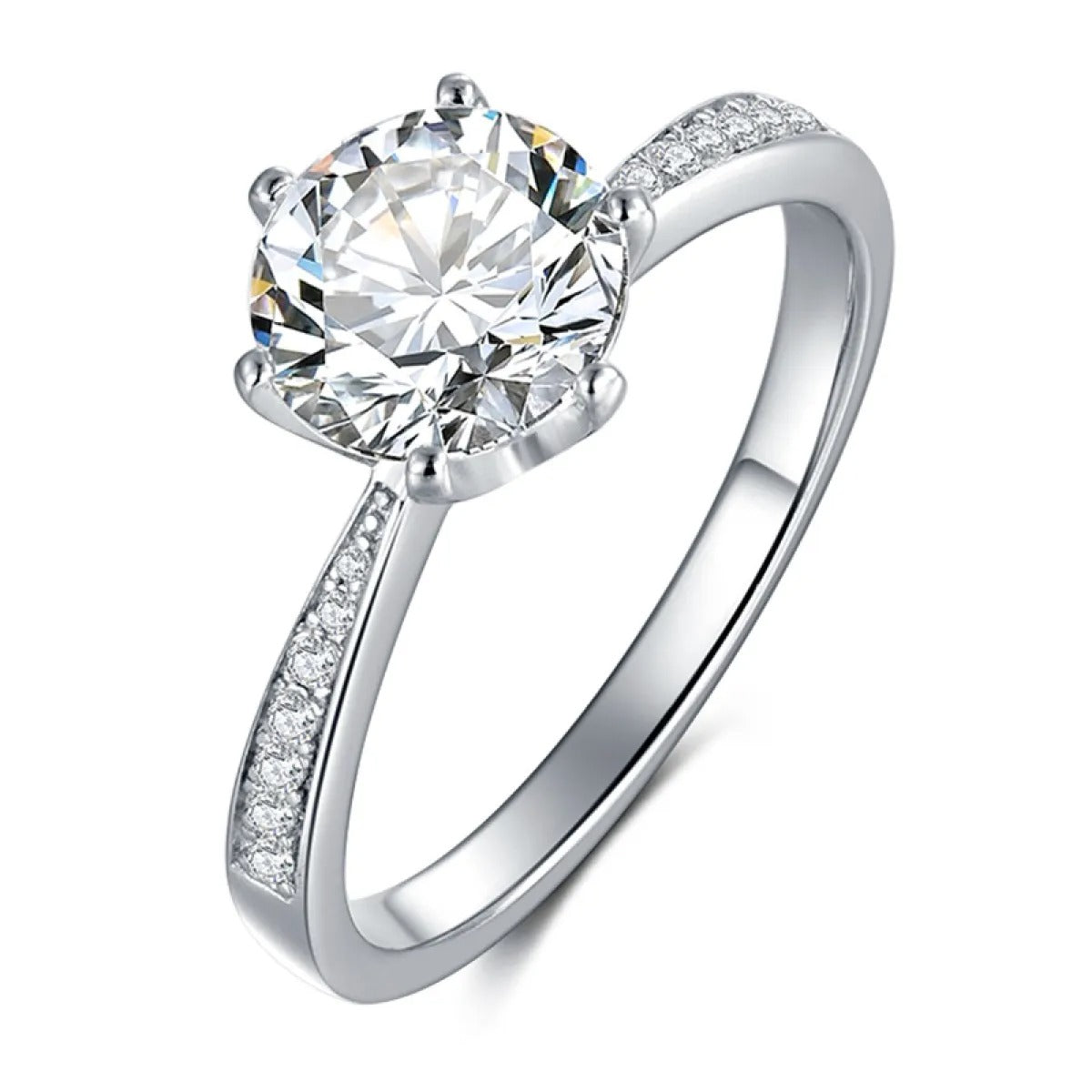 Brianna – Klassischer Silberring Pure Eleganz