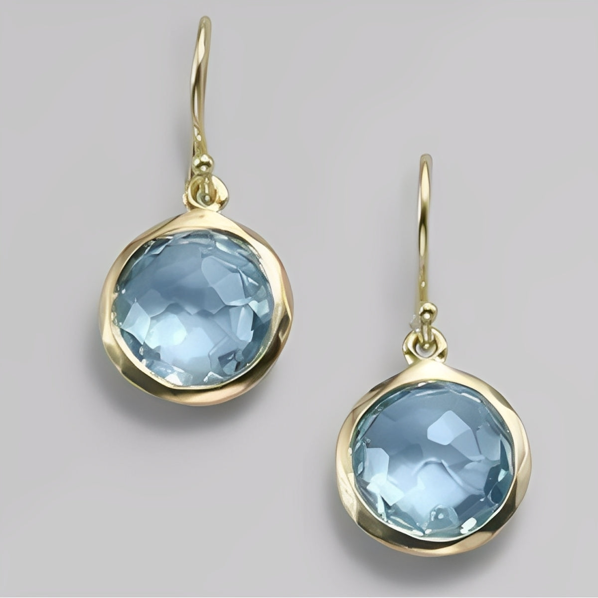 Azura – Ohrringe Blaue Kristalle Vintage