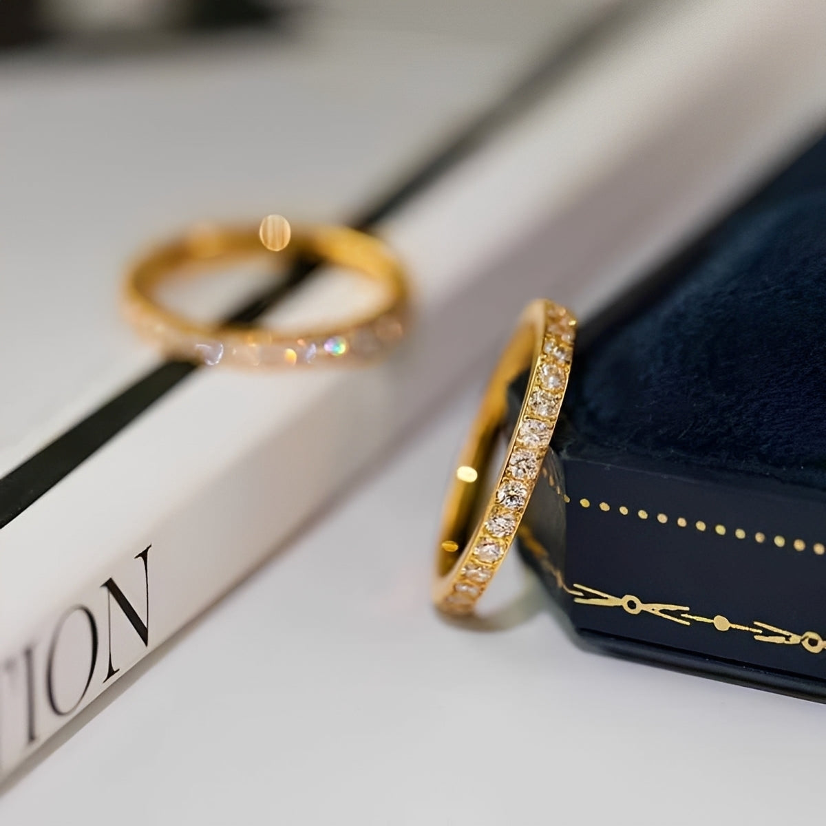 Nina – Eleganter Runder Ring mit Zirkonias
