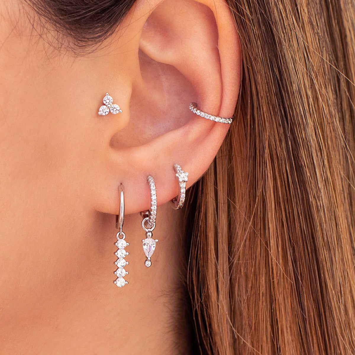 Valeria – Set mit luxuriösen Teardrop-Ohrringen