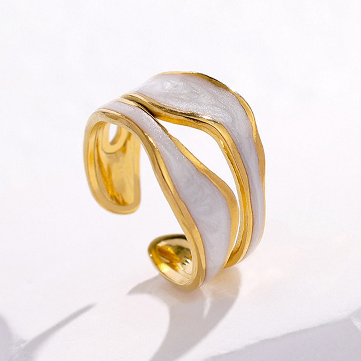 Elina – Vintage-Ring in Weißem Gold Elegant