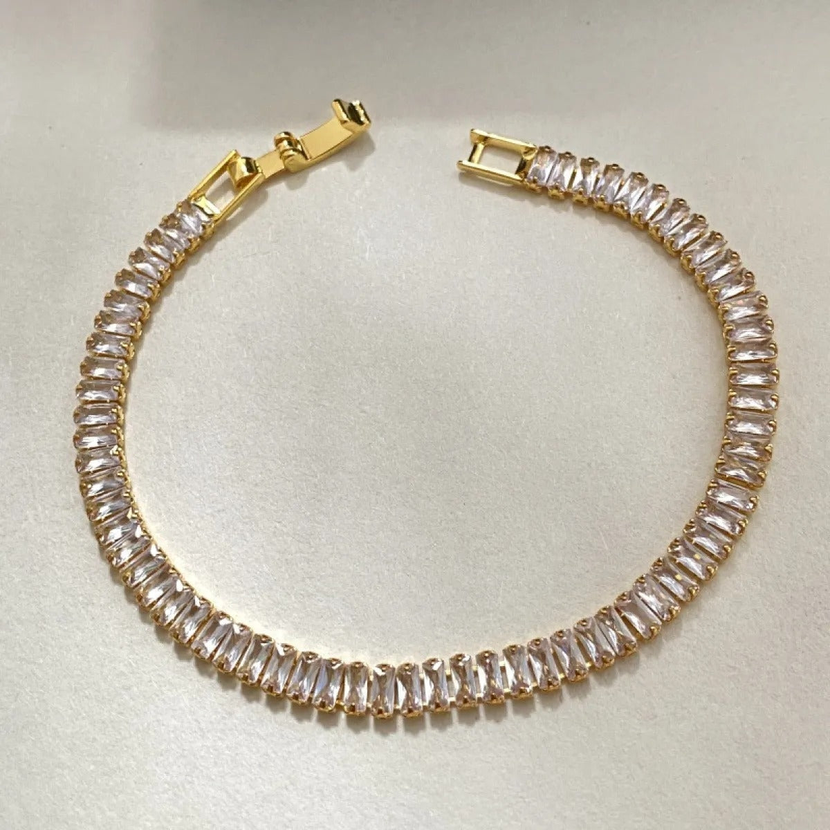 Miranda – Zirkonia-Armband mit diamantiertem Überzug