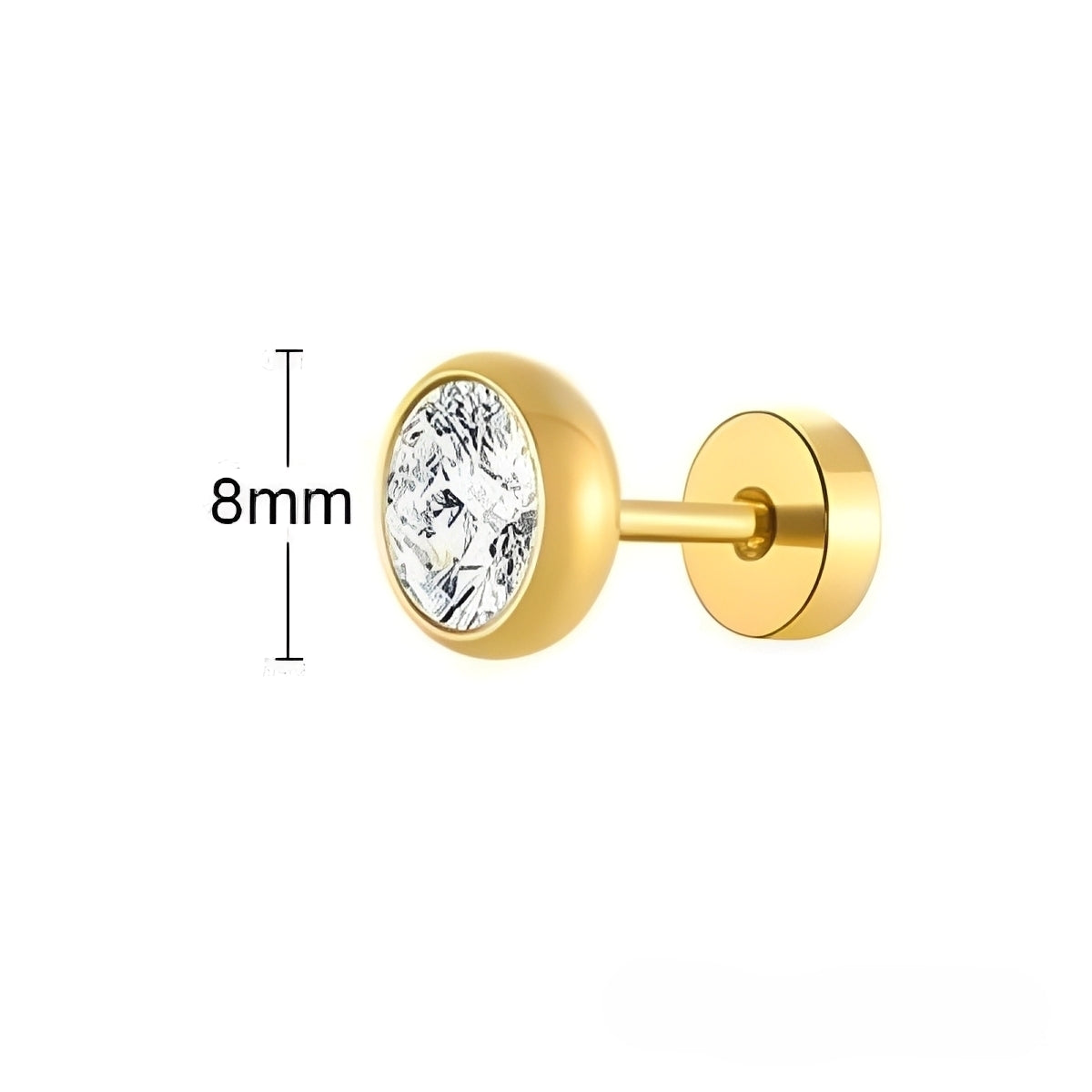 Thiago – Zirkonia-Ohrstecker aus Edelstahl