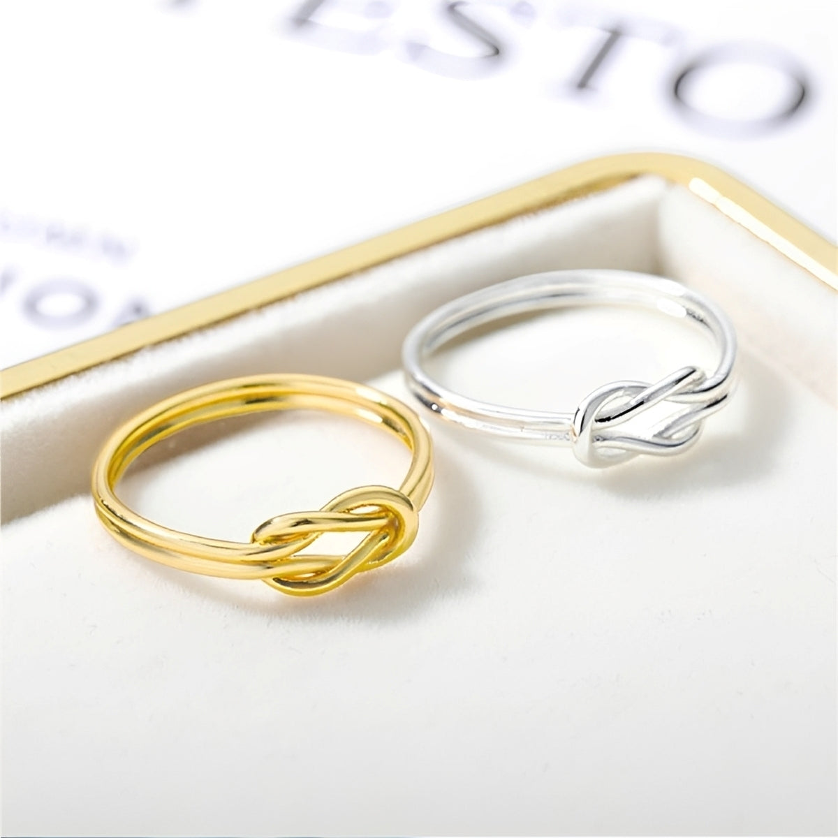 Matilda – Ring Kreuz Verflochten