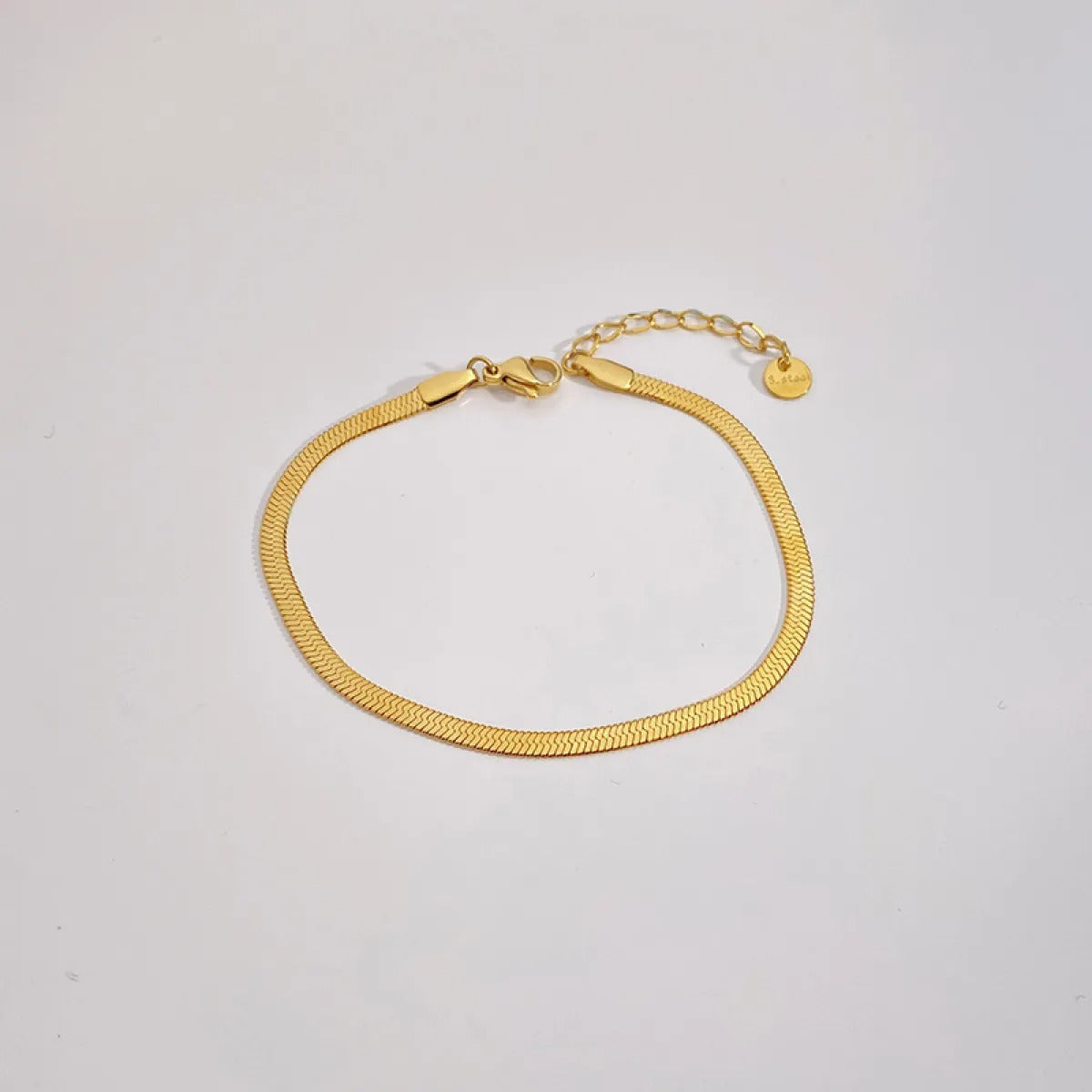 Becca – Armband Schlangen Kette aus Gold