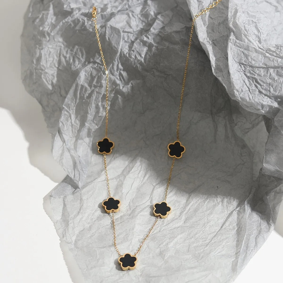 Elise – Set Collier und Bracelet Trèfle Elegant