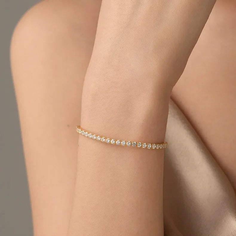 Cierra – Hochwertiges, glänzendes Armband mit Diamanten