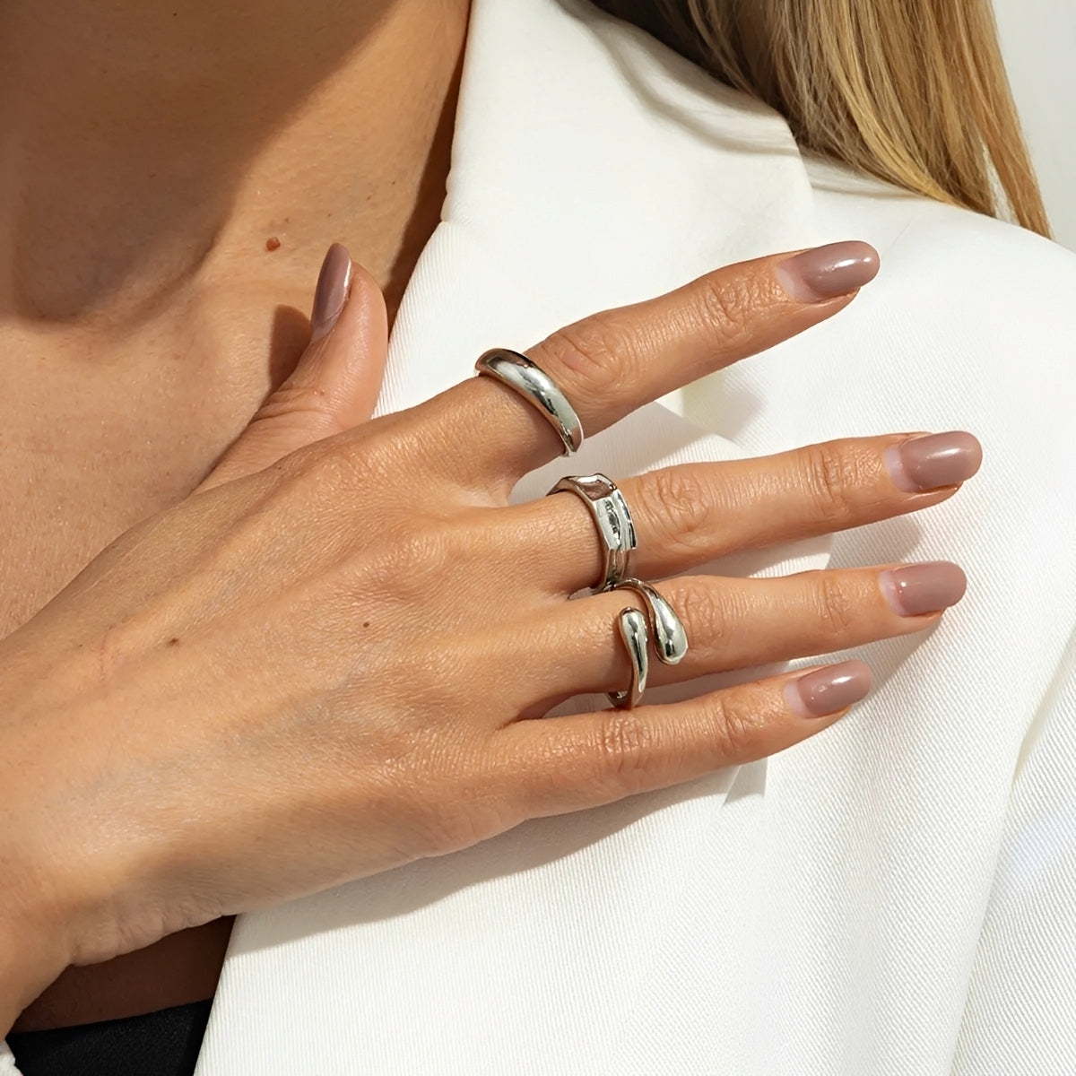 Luisa – Offener Minimalistischer Ring