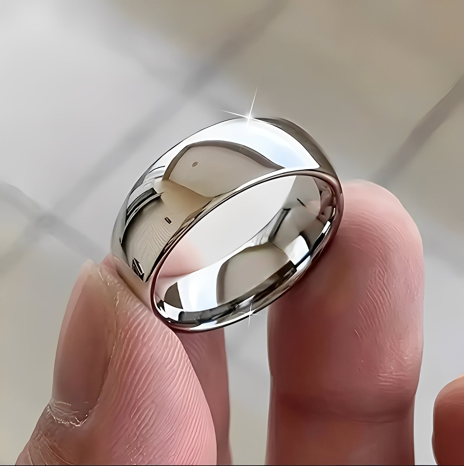 Julien – Bague Acier Titan