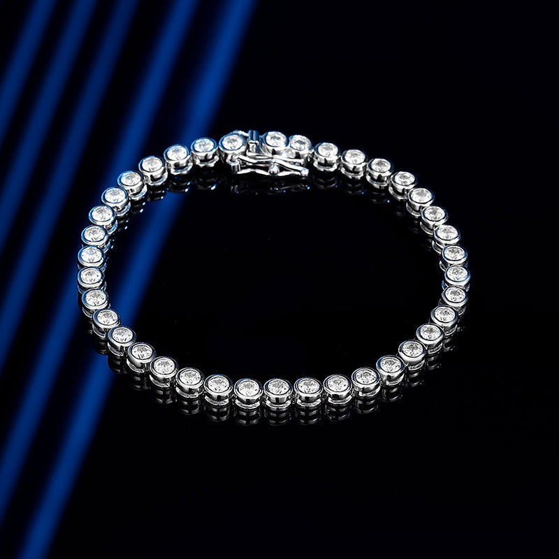 Elise – Armband Blasen aus Silber und Diamanten