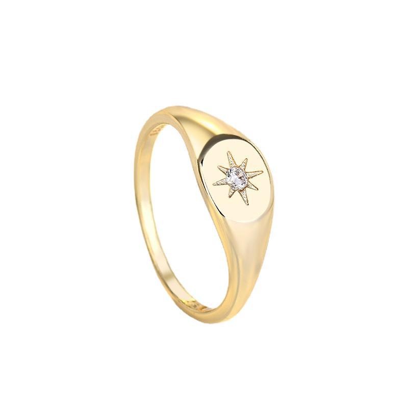 Amelie – Ring mit goldener Stern