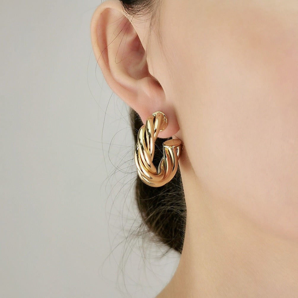 Vera – Creolenohrringe aus Gold