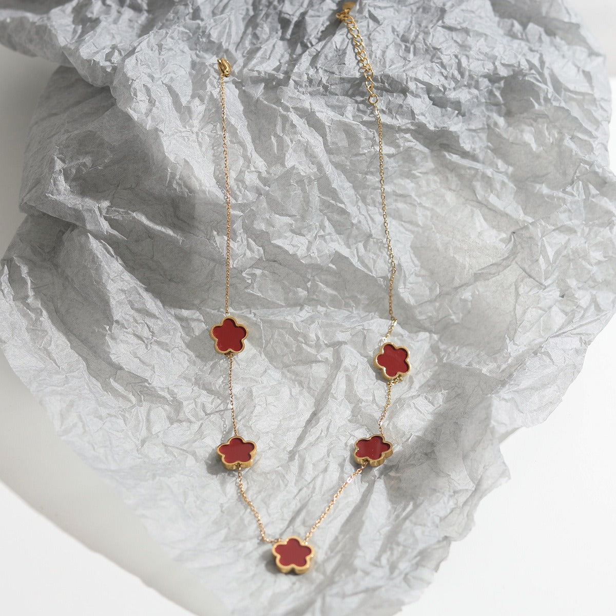 Elise – Set Collier und Bracelet Trèfle Elegant