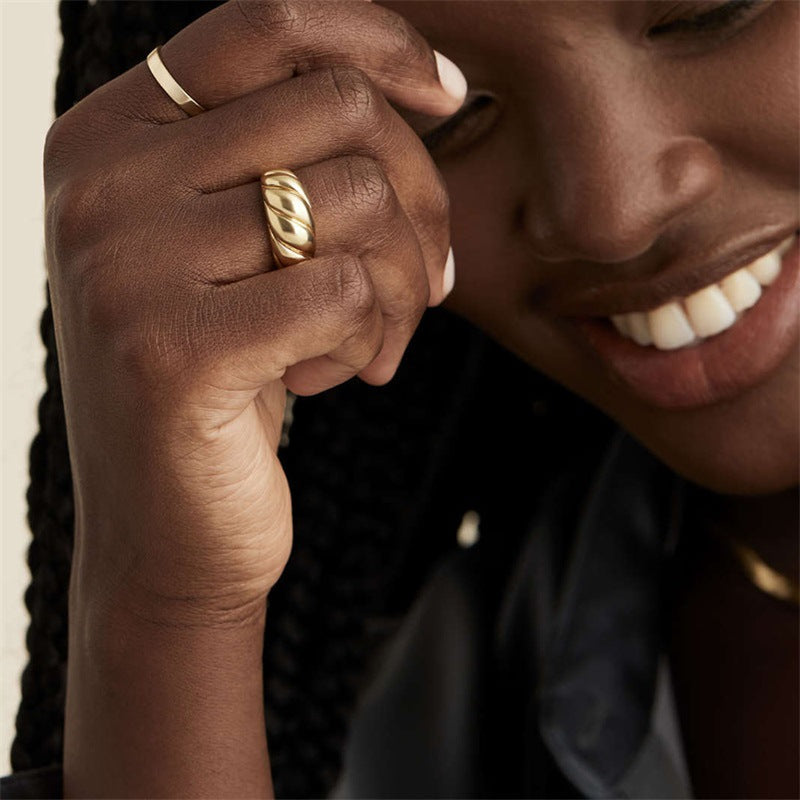 Miley – Elegante Ring aus beschichtetem Edelstahl