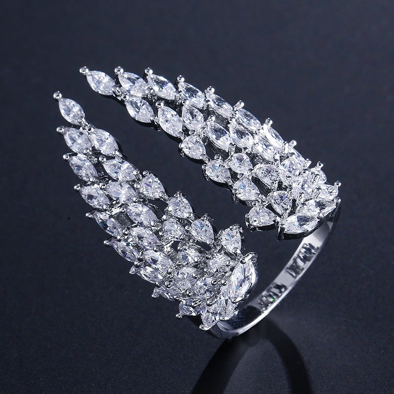 Isaline – Ring Engelsflügel aus Silber