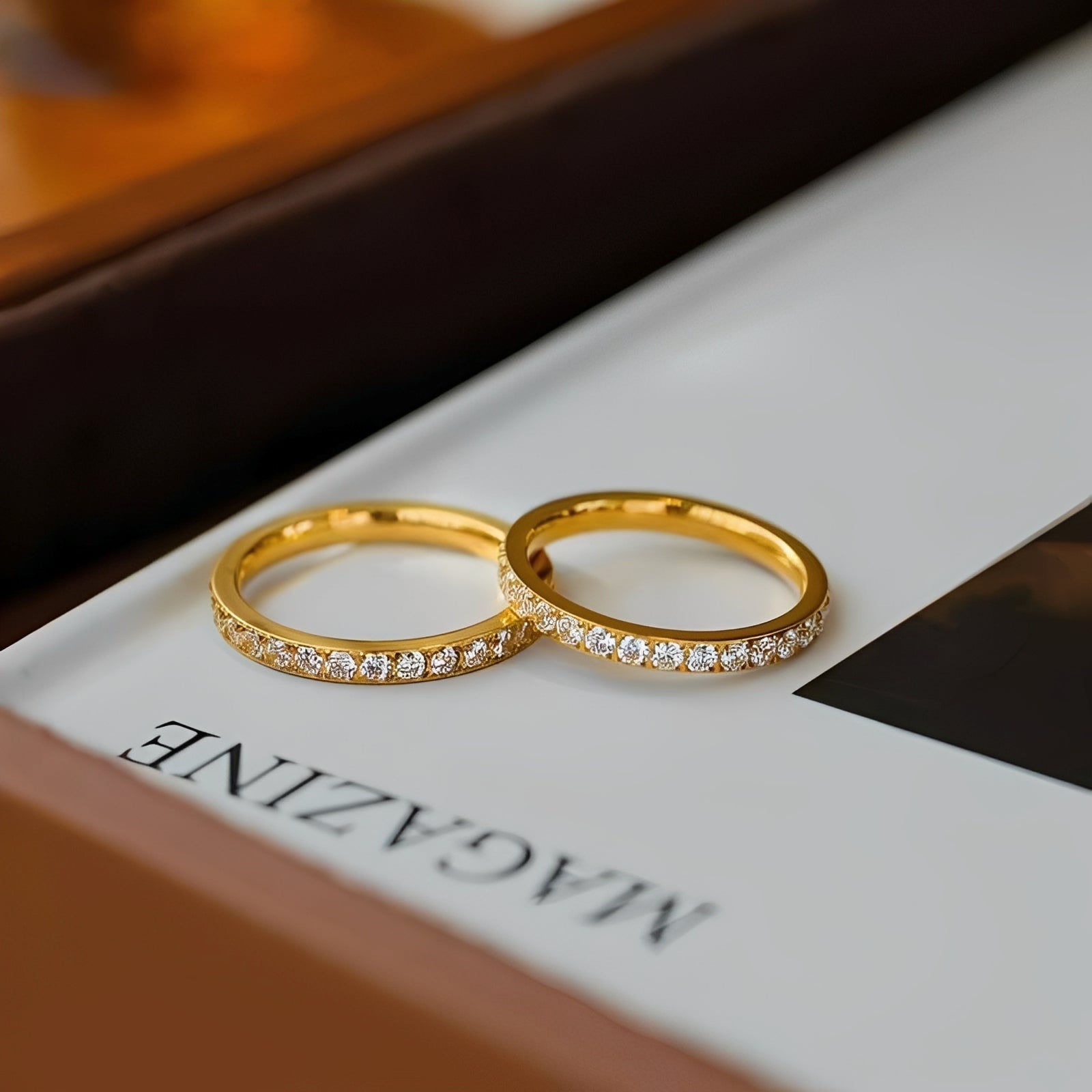 Nina – Eleganter Runder Ring mit Zirkonias