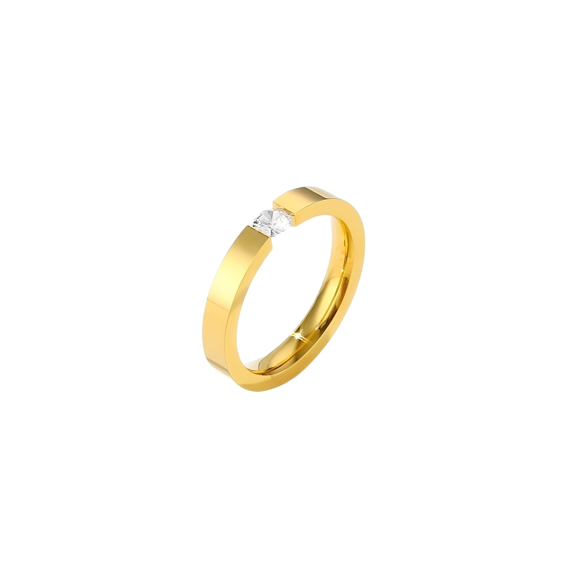 Adriana – Eleganter Zirkonia-Ring für Paare