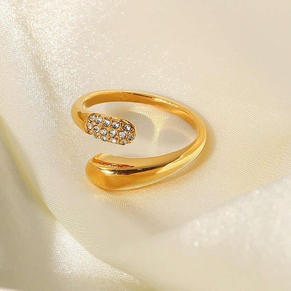 Isalys – Geometrische Mikroverzierte Zirkonring