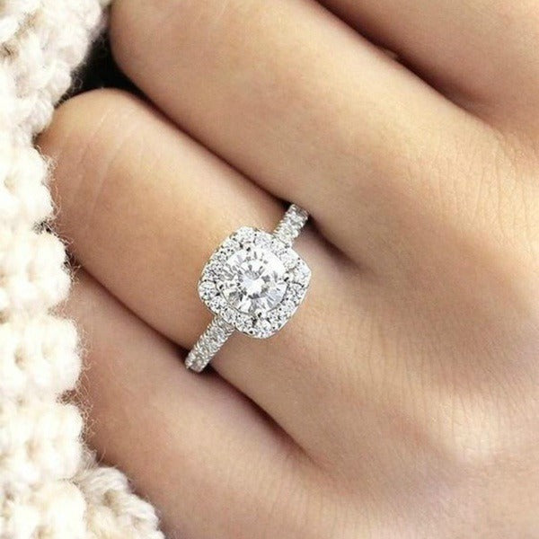 Riley – Ring aus Silber mit Diamant