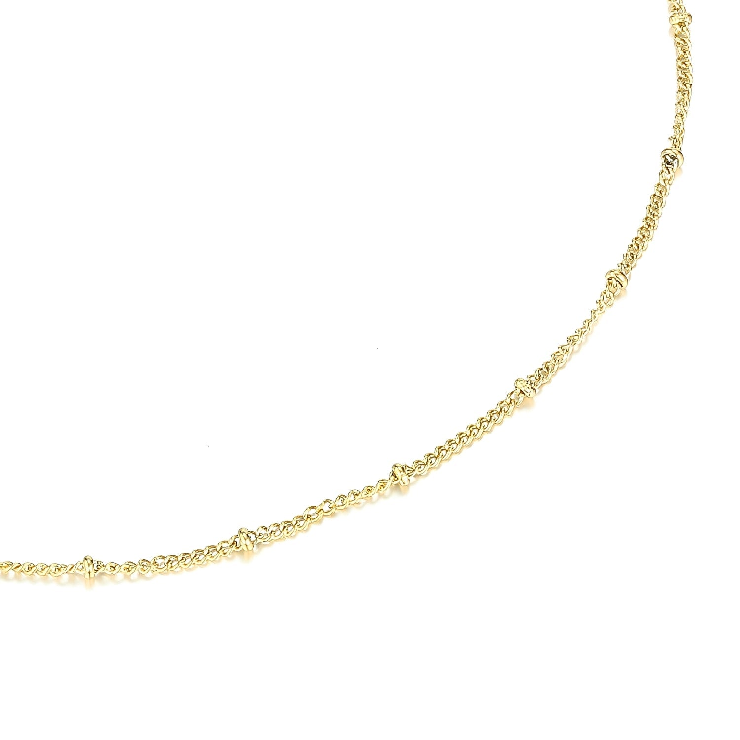 Vina – Goldene Schlüsselbein-Kette aus Stahl