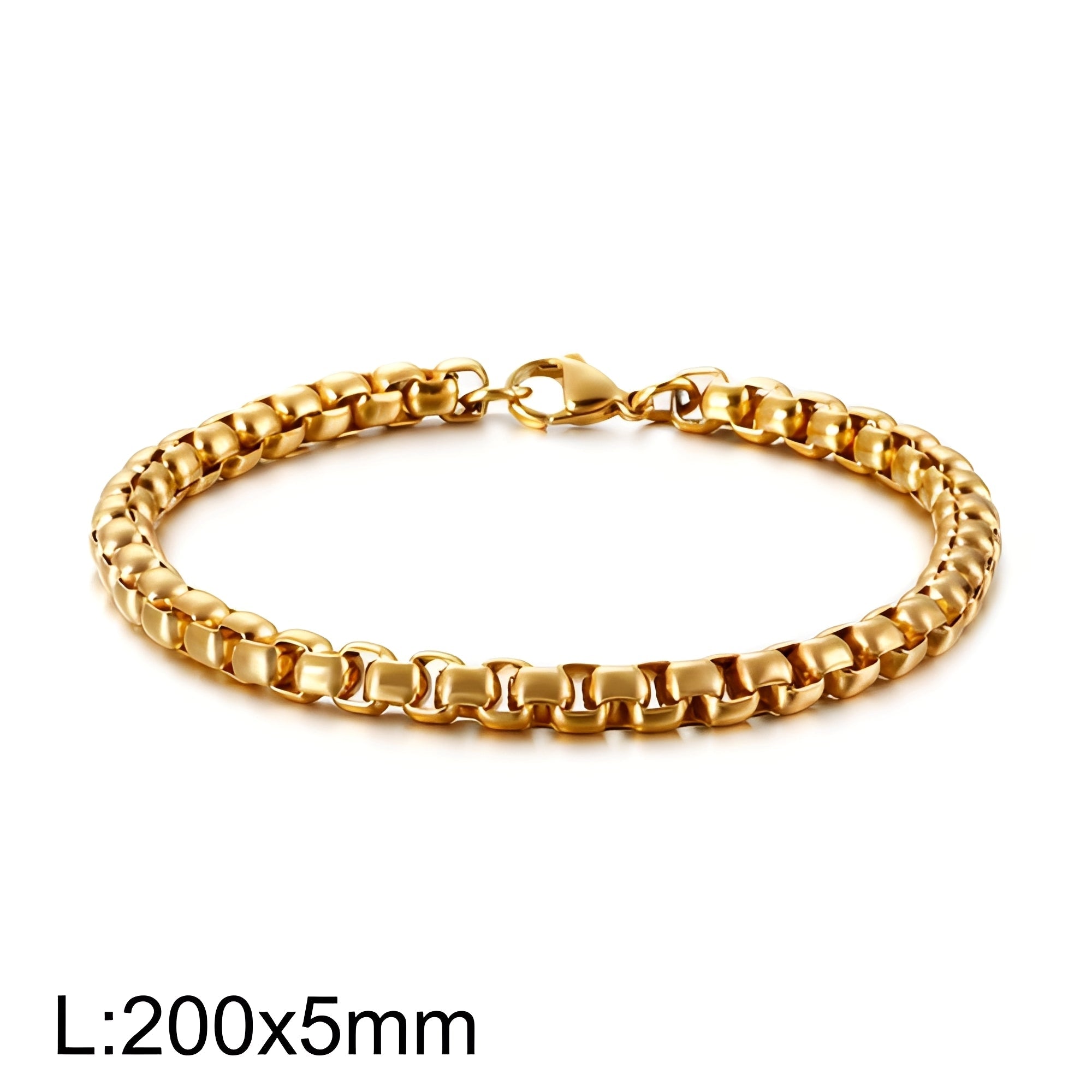 Vera – Goldenes Armband im Kühnen und Betonten Stil