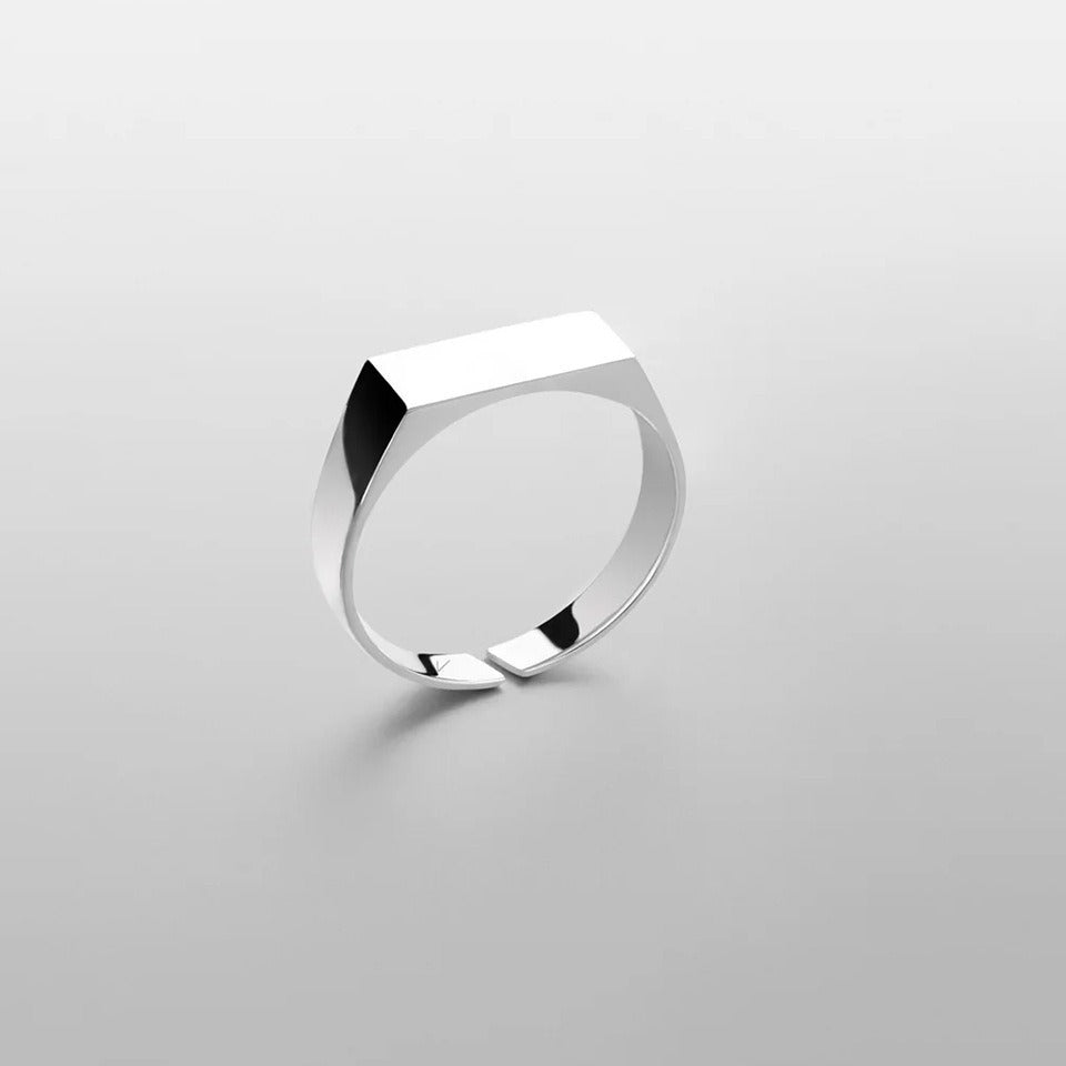 Dario – Glänzender Edelstahlring